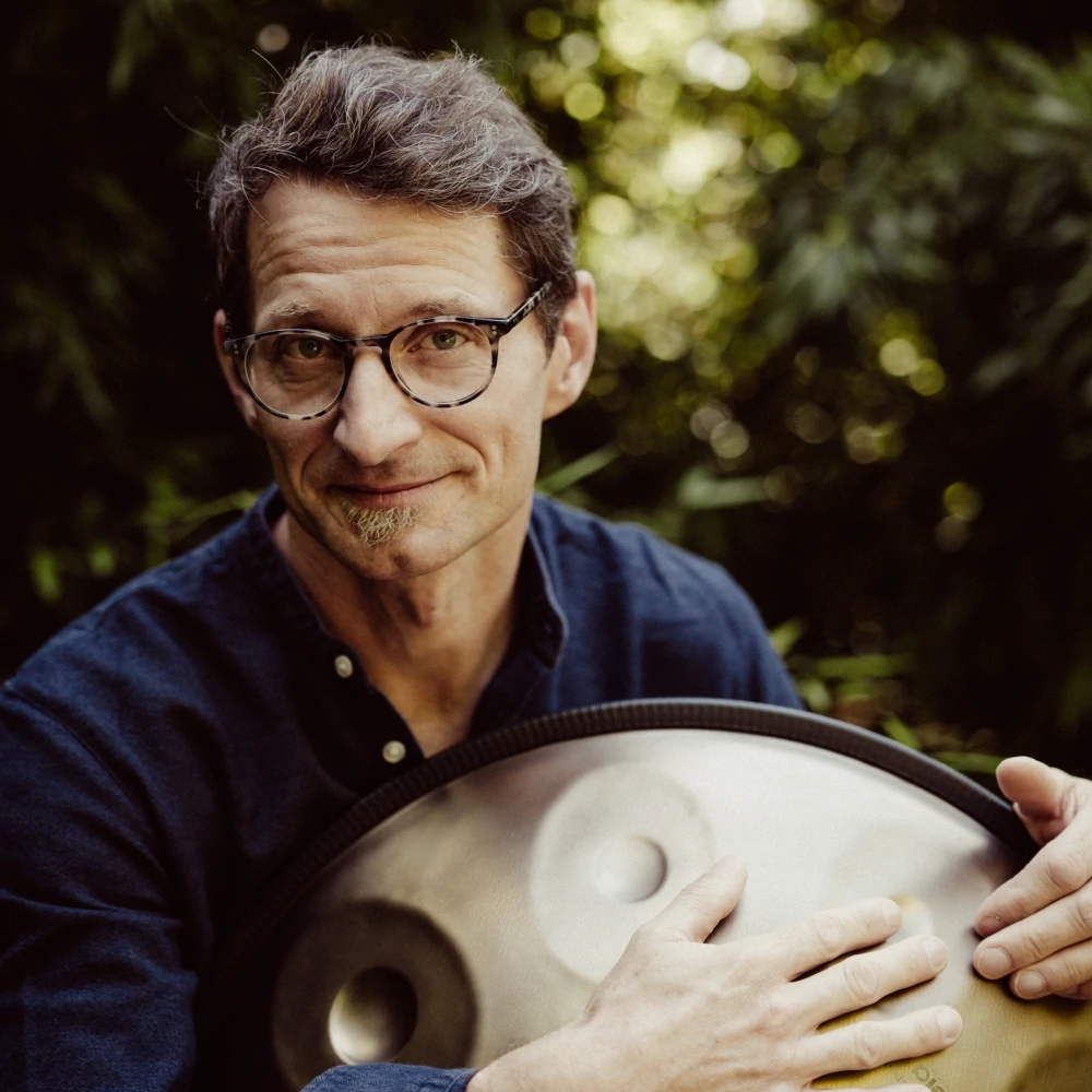 David Pätsch mit Handpan